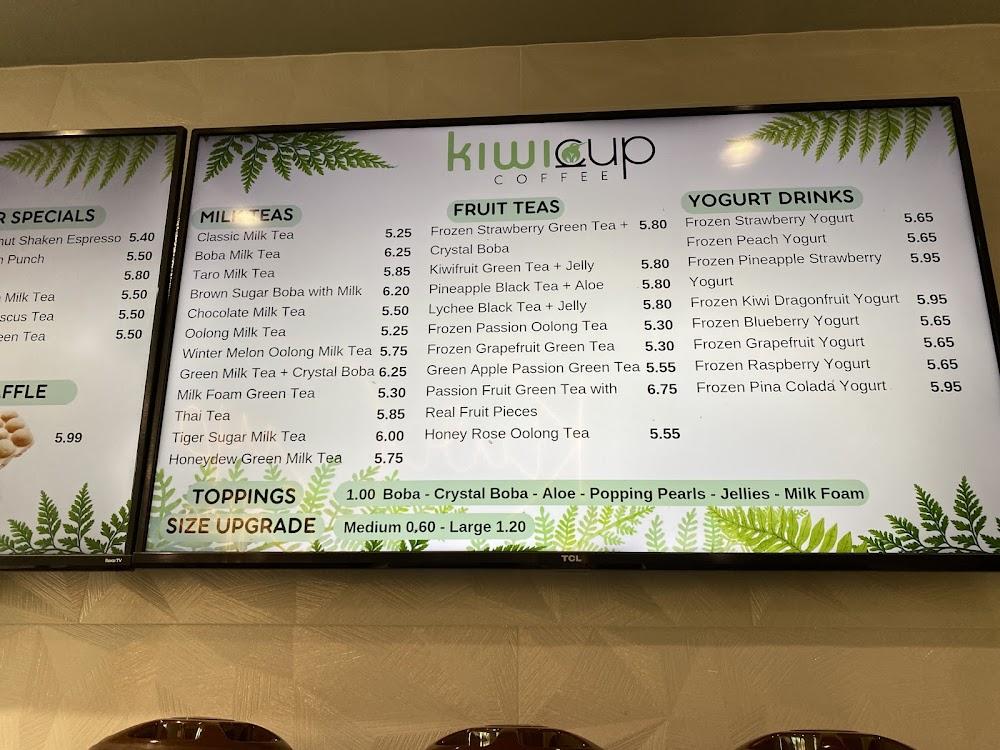 KiwiCup Coffee Menu image 2
