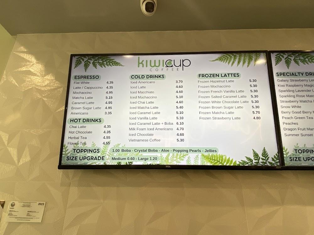 KiwiCup Coffee Menu image 3