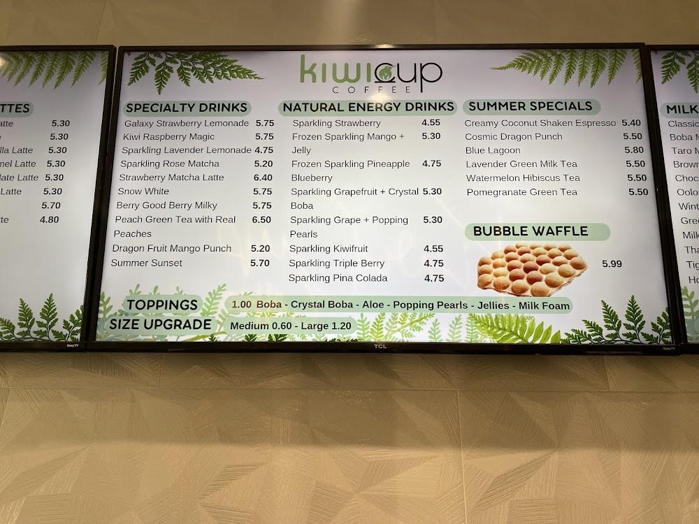 KiwiCup Coffee Menu image 4